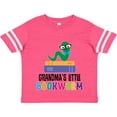 thumbnail image 3 of Inktastic Grandma Little Bookworm Kids Reading Boys or Girls Toddler T-Shirt, 3 of 5