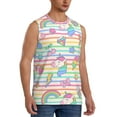 thumbnail image 2 of Daiia Cute Unicorn Printed Men's Tank Tops,Casual Soft Sleeveless Gym Muscle Shirts Bodybuilding Tee-Small, 2 of 8