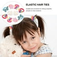 thumbnail image 7 of 5 Pairs Glitter Hair Ties Girls Hair Tie Elastic Ponytail Holder Hair Ties for Children, 7 of 7