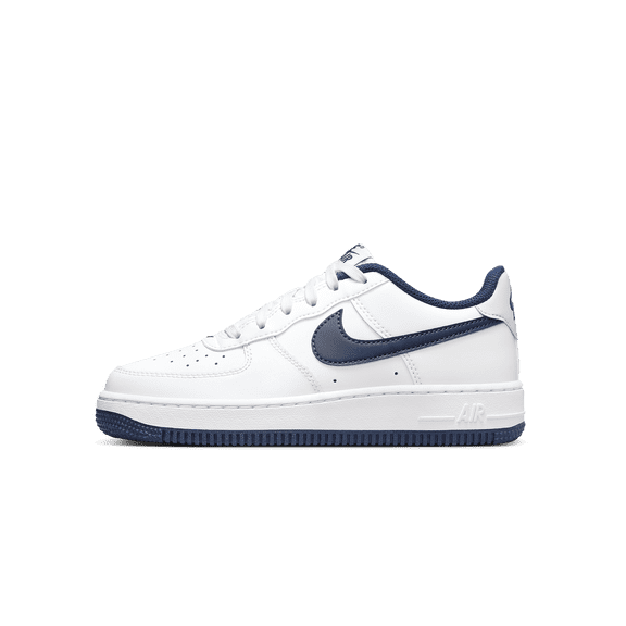 NIKE GRADE SCHOOL Air Force 1 GS "NAVY SWOOSH" FV5948 104 FV5948 104 from Stadium Goods
