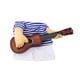 thumbnail image 1 of Disfraz de guitarra para mascotas ropa divertida para mascotas Linda estrella encantadora suave Azul Blanco Guitarrista Player Diseño simple de verano para gatos para fiesta ANGGREK Otros, 1 of 8
