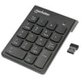 thumbnail image 6 of Manhattan 178846 Numeric Wireless Usb Keypad, With Usb Micro Recevier, 18 Full-Size Keys, Black ., 6 of 6
