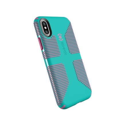 Speck CandyShell Grip Case for iPhone X, Blue and Pink