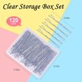 thumbnail image 2 of 120Pcs 2-Inch Bobby Pins for Gray Hair in a Box, Silver Hair Accessories for Women, 2 of 5