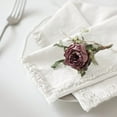 thumbnail image 5 of Gauze Retro Burr Rustic Kitchen Tea Towel Rose Pink Green Cheesecloth Linen Cotton Cloth Napkins 7, 5 of 5