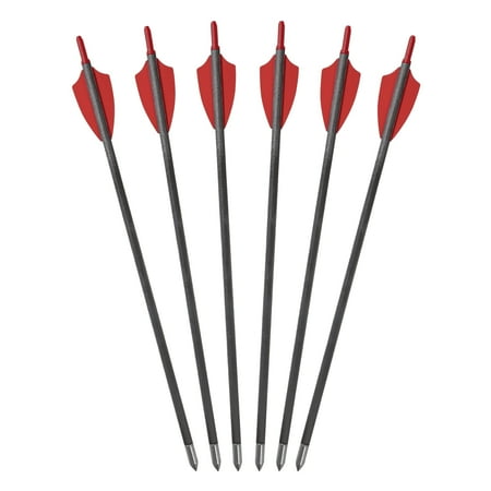 Ballista 10.5 Mini Crossbow Bolts Carbon Arrows with Steel Tips OD 5.5mm - 6-Pack