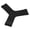 Black, variant on Rupoun 1 Pair Foot Flippers Fin Keepers Grippers Straps for Swimming Snorkeling Scuba Diving Watercraft Sports, Premium Silicone Rubber, Black, Size XS