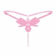 thumbnail image 1 of Tangas con bordado de mariposas, bragas de perlas sintéticas huecas, lencería y ropa interior sexy para mujer, 1 of 5