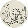 thumbnail image 5 of SAFAVIEH Soho Piper Floral Wool Area Rug, Ivory/Grey, 8' x 8' Round, 5 of 8