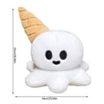 thumbnail image 3 of Halloween Ice Cream Ghost Plush Toy, Soft White Spooky Cute Ghost Stuffed Doll for Home Decor and Daily Collection,8.3in, 3 of 6