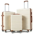 thumbnail image 2 of Kojooin Ensemble de 3 Pcs de Valises Rigides Extensibles avec Roues Pivotantes, Ensemble de Valises de Voyage Durables, 2 of 7