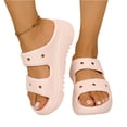 thumbnail image 3 of Orthopedic Sandals for Women Arch Support Recovery Slides Cloud Slippers for Plantar Fasciitis | Extremely Comfort, 38, 3 of 5
