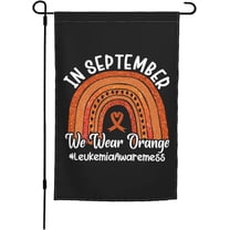 Garden Flag Leukemia Awareness Garden Flag Funny Garden Flag 12x18 Double Sided House Flag For Yard