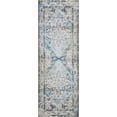 thumbnail image 4 of Bloom Rugs Washable Non-Slip 7 ft Runner - Beige / Blue Traditional Oriental Runner for Entryway, Hallway, Bathroom, and Kitchen - Exact size: 2.5' x 7', 4 of 10