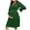 Green, variant on HSMQHJWE Floral Lace Maternity Maxi Dress Ruffle Bell Sleeves Crew Neck Elegant Chif-fon Evening Gown for Shower Wedding