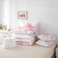 thumbnail image 6 of Castle Fairy Preppy Child Kawaii Rabbit Girl Twin Bedding Sets 7-Piece,Starry Sky Bedding Comforter Set Microfiber,Dreamy Princess Breathable Sheet Sets,Super Cozy Room Decor,Reversible, 6 of 8