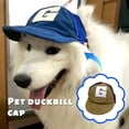 thumbnail image 3 of Gorra deportiva de béisbol para perros pequeños y medianos con protección solar para mascotas, gatos y perros C5K9, 3 of 7