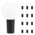 thumbnail image 1 of WEUVEB 100Pcs Pendant Lampshade Black ABS Round 4x2cm for Christmas Decorative Lighting, 1 of 7