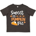 thumbnail image 3 of Inktastic Thanksgiving Sweet as Pumpkin Pie Boys or Girls Toddler T-Shirt, 3 of 5