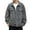 a-Grey411126, variant on Men's Coat Autumn Winter Solid Color Oversized Denim Jacket With Bust Pockets Long Sleeve Button Front Relaxed Street Style Coat For Casual Daily Streetwear Activities Versatile Outerwear