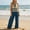 Navy women two piece summer set a1, variant on BRELIL Women Two Piece Sets Summer V Neck Sleeveless Tank Top Wide Leg Pants Casual Lounge Matching Outfits Beach Vacation Travel Loose Solid Basic Tracksuit, Black XL