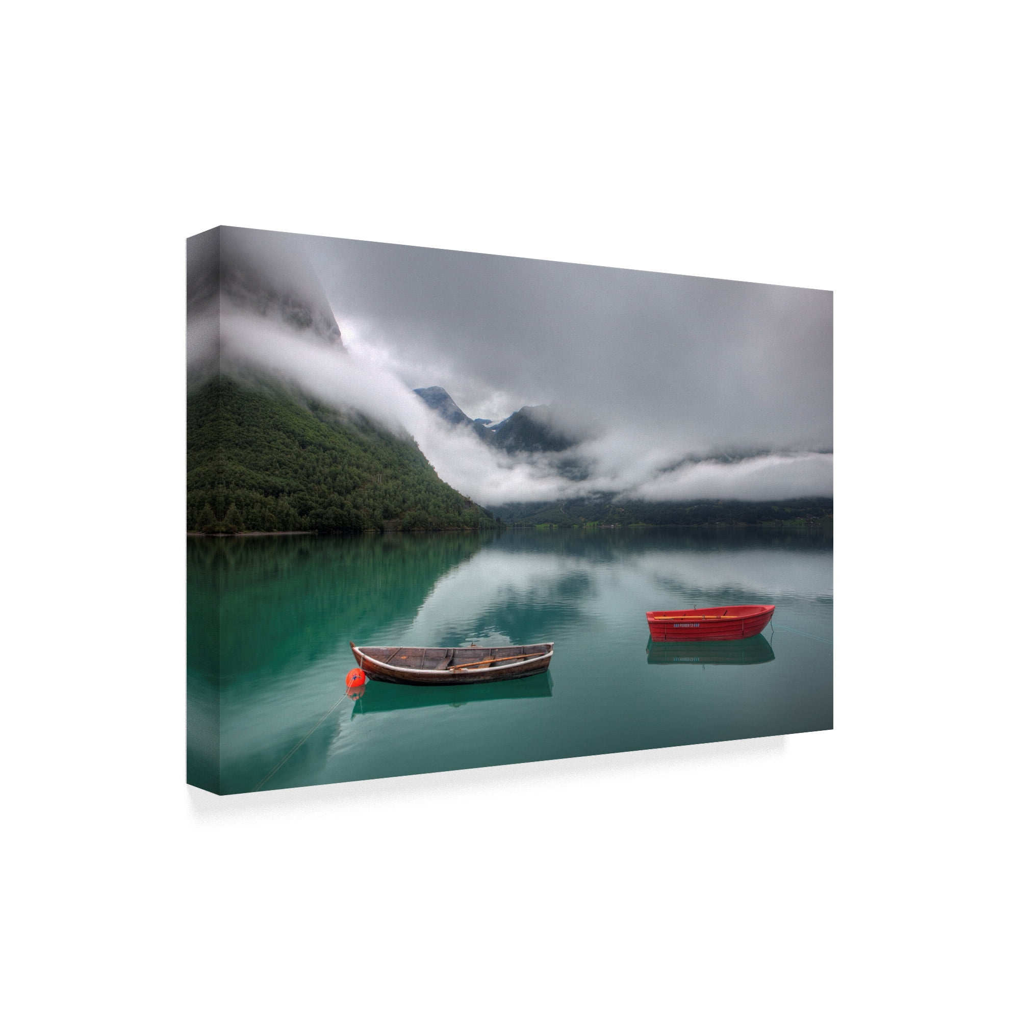 Trademark Fine Art 'Mountain Rustic Norway 7' Canvas Art by Maciej Duczynski