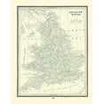 thumbnail image 2 of Rathbun 15x18 White Modern Wood Framed Museum Art Print Titled - Great Britain England Wales - Rathbun 1893, 2 of 4