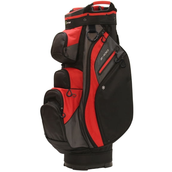 Accelerated Golf Z-100 Black Charcoal Red Cart Golf Bag