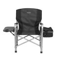 thumbnail image 2 of Kamp-Rite Portable Director's Chair with Cooler, Side Table & Cup Holder, 350 LB Capacity, Black, 2 of 5