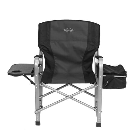 Kamp-Rite Director's Chair w/Cooler & Side Table, Black | Walmart Canada