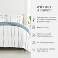thumbnail image 4 of Duvet Cover Set - Ultra Soft & Breathable - Navy Urban Vibe for Twin Size Bedding by Comfort Canopy, 4 of 21