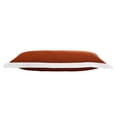 thumbnail image 5 of Laddha Home Designs Handwoven Flanged Cotton Lumbar Pillow Cover - 36" - Brown and White, 5 of 8