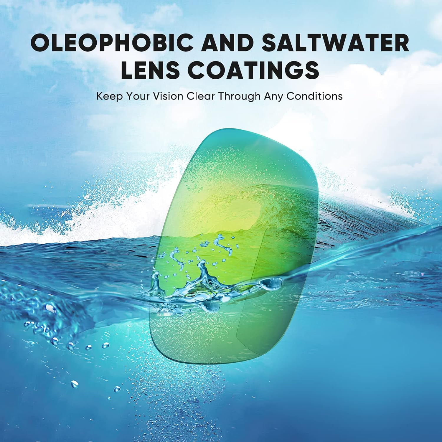 KastKing Ellijay Bifocal Polarized Sunglasses, Bi-Focal x1.5 x2.0 x2.5 Magnifications, Wrap Sport Reader Sunglasses