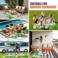 thumbnail image 3 of Easter Bunny Outdoor Rug 3x5 Ft, Non Slip Washable Area Rug, Spring Easter Eggs Chicken Black White Plaid Patio Rugs Carpet Runner, Large Floor Mat for Indoor/Outdoor Deck Porch Camping, 3 of 8