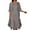 C-Grey159, variant on DHFJKG Women's Outfit Chiffon Half Sleeve Cardigan And Pure Color Knee-Length Lace Dress Two Piece Casual Fashion Elegant Comfort Dresses