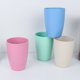 thumbnail image 5 of Taza irrompible de paja de trigo, vasos reutilizables para beber agua, vaso apilable ligero para cocina al aire libre, 4 Uds., 5 of 5