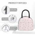 thumbnail image 4 of Fotbe Rabbit Pattern Lunch Bag, Insulated Lunch Box, Small Leakproof Cooler Food Lunch Containers Reusable High Capacity Lunch Tote Bags for Work, Travel, Outdoor, 4 of 6