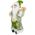 thumbnail image 3 of Northlight 16" Santa Claus with Teddy Bear and Gift Bag Christmas Figure, 3 of 5