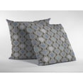 thumbnail image 3 of Flower Prism Double Sided Suede Pillow, Zippered, Copper and Gray, 3 of 5