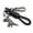 style1, variant on Dinosaur Keychain with Zinc Alloy Braided Strap, Cute Portable Accessory, Secure Car Key Holder