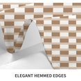 thumbnail image 4 of Rectangle Tablecloth 60x102 Inch, Brown White Plaid Rectangle Table Protector Water and Stain Resistant Table Covers Decorative Tablecover for Restaurant, Picnic, Indoor and Outdoor Dining, 4 of 8