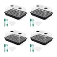 thumbnail image 1 of La Semilla Planta Flores Cultiva Bandeja Inicio Caja Cajas 24/48 Agujeros Con Domo Humedad para El Cultivo Hidroponía, 1 of 9