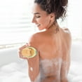 thumbnail image 2 of Unique Bargains 1 Pc Handle Bath Brush Back Scrubber for Bath for Shower 4.72"x2.36" Green, 2 of 6
