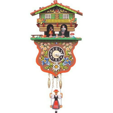 Boy and Girl Weather House Cuckoo Clock