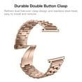 thumbnail image 3 of Fintie Band Compatible with Apple Watch 45mm 44mm 42mm Series 7/6/5/4/3/2/1/SE, Premium Stainless Steel Metal Replacement Wrist Strap Bracelet Compatible with All Versions 45mm 44mm 42mm Apple Watch, 3 of 7