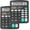 2 Pack, variant on Pekkaxy Calculator Bulk, 12 Digits Calculators Desktop with Large LCD Display and Sensitive Butto, Solar and Battery Dual Power, Desk Calculator