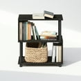 thumbnail image 6 of Furinno Reed 3-Tier S-Shaped Bookcase, Bookshelf, Espresso, 6 of 6