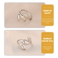 thumbnail image 5 of WRITWAA Bague Ouverte Réglable pour Adolescentes 1Ensemble Alliage, 5 of 5
