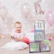 thumbnail image 4 of Cajas de globos transparente decoraciones de revelación de género telón de fondo de fotografía con BEBÉ plata Colcomx cajas de globos, 4 of 7