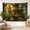 B, variant on XaaKee Large Tapestry Canopy Rope Bridge High-Quality Polyester Bedroom Tapestry 60x40Inch